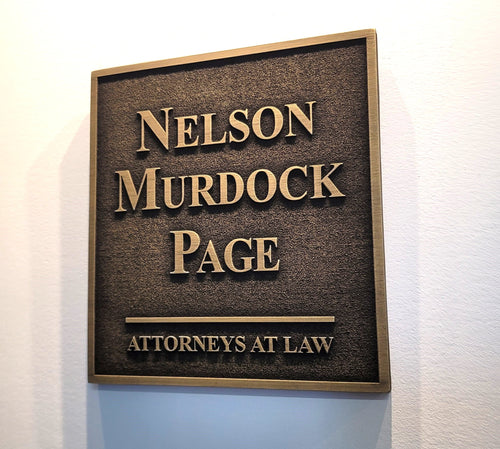 Daredevil Nelson Murdock and Page sign replica