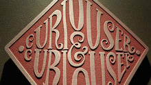Alice in Wonderland themed wall plaque curiouser and curiouser