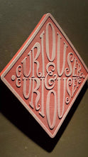 Alice in Wonderland themed wall plaque curiouser and curiouser