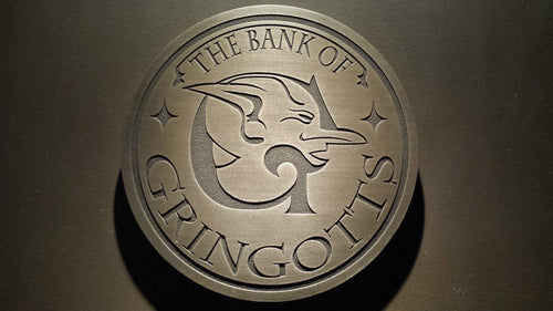 Harry Potter Bank of Gringotts sign