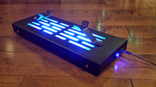 Star Wars Lightsaber Display stand with LED lights textured black finish single saber