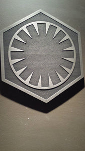 star wars First order plaque sign