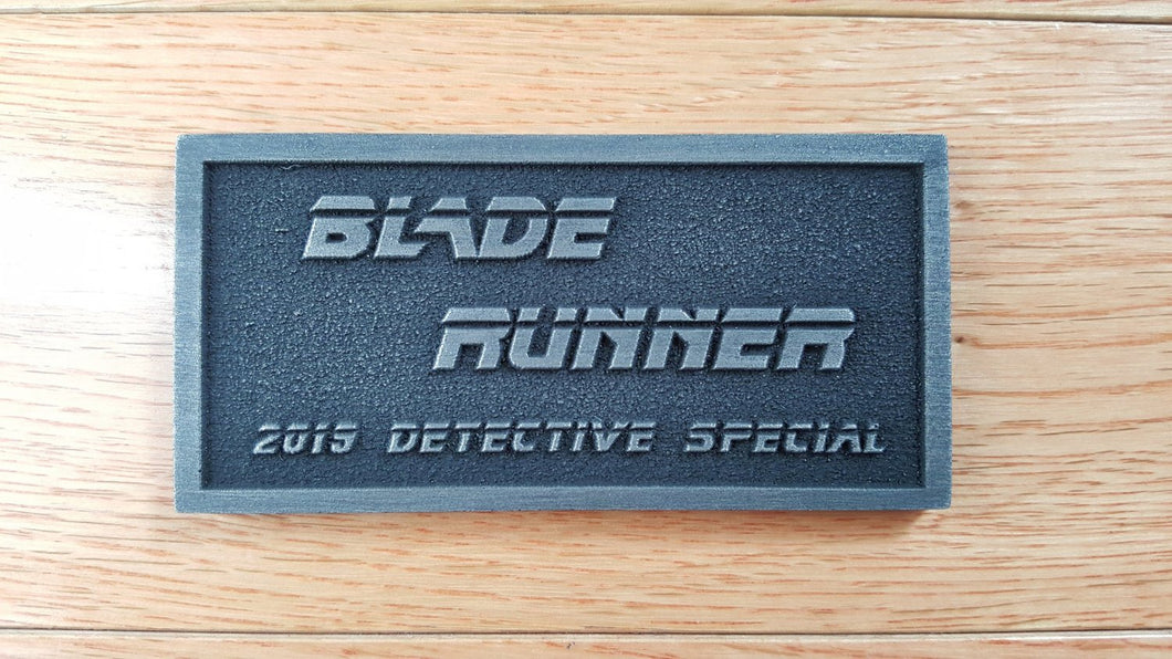 Blade Runner 2019 Detective special plaque
